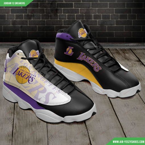 Los Angeles Lakers Air Jordan 13 Sneakers 78