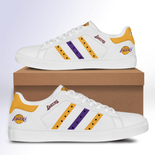 Los Angeles Lakers Custom Stan Smith Shoes