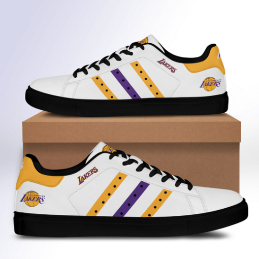Los Angeles Lakers Custom Stan Smith Shoes