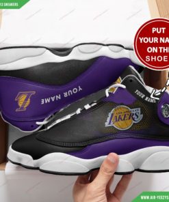 Los Angeles Lakers Personalized Air JD13 Sneakers