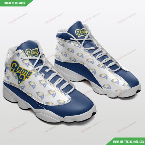 Los Angeles Rams Air Jordan 13 Custom Sneakers 7
