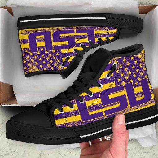 LSU Tigers High Top Shoes