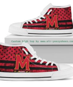 Maryland Terrapins Canvas High Top Shoes