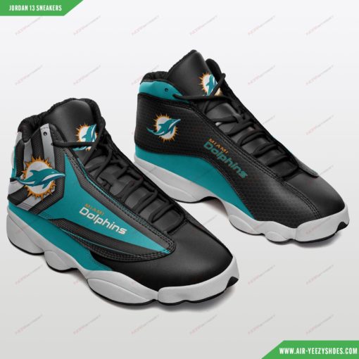 Miami Dolphins Football Air Jordan 13 Shoes 46