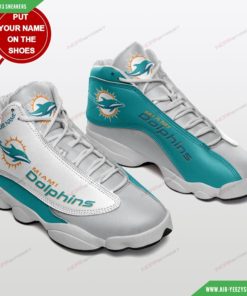 Miami Dolphins Football Personalized Air JD13 Shoes