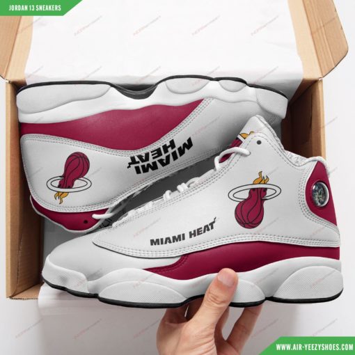Miami Heat Air Jordan 13 Custom Sneakers 8