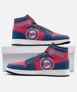 Minnesota Twins Custom JD 1 High Sneakers Boots – Minnesota Twins Shoes
