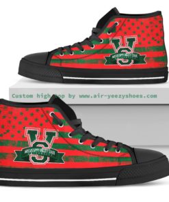 Mississippi Valley State Delta Devils Canvas High Top Shoes