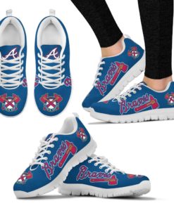 MLB Atlanta Braves Breathable Running Shoes - Sneakers