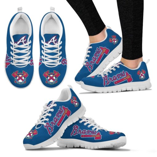 MLB Atlanta Braves Breathable Running Shoes – Sneakers