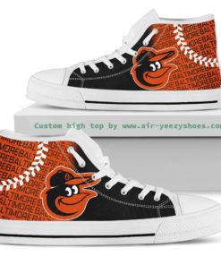 MLB Baltimore Orioles High Top Shoes