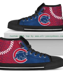 MLB Chicago Cubs Canvas High Top Shoes