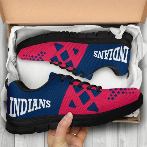 MLB Cleveland Indians Breathable Running Shoes AYZSNK213