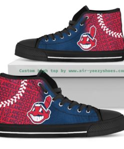 MLB Cleveland Indians High Top Shoes
