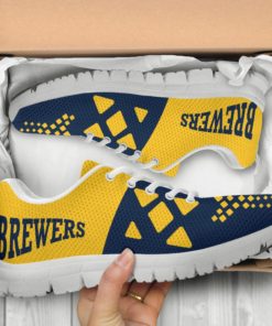 MLB Milwaukee Brewers Breathable Running Shoes AYZSNK213