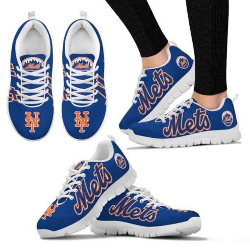 MLB New York Mets Breathable Running Shoes