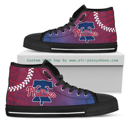 MLB Philadelphia Phillies High Top Shoes