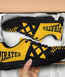 MLB Pittsburgh Pirates Breathable Running Shoes - Sneakers AYZSNK213