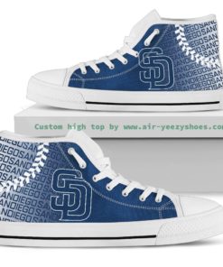 MLB San Diego Padres High Top Shoes