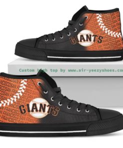 MLB San Francisco Giants Canvas High Top Shoes
