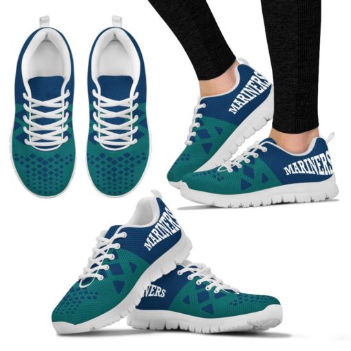 MLB Seattle Mariners Breathable Running Shoes - Sneakers AYZSNK213