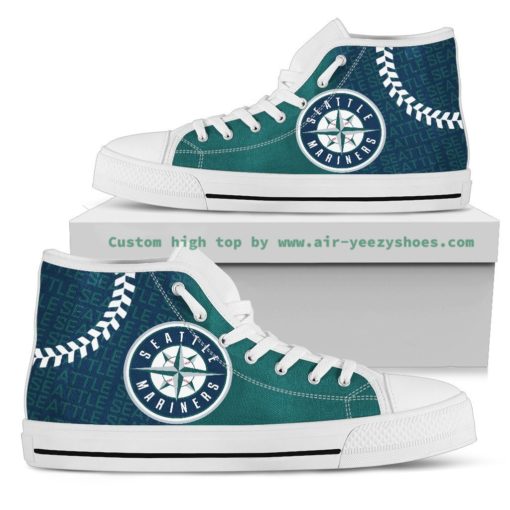 MLB Seattle Mariners High Top Shoes