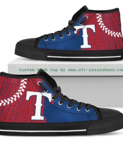 MLB Texas Rangers High Top Shoes