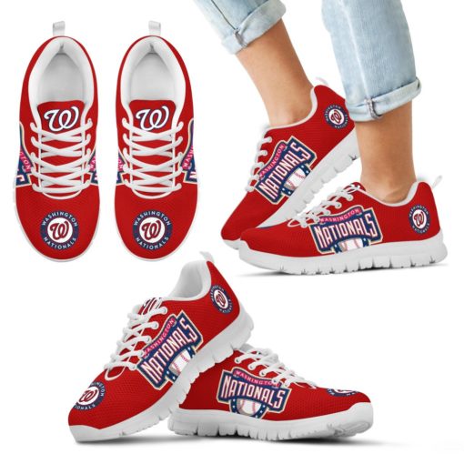 MLB Washington Nationals Breathable Running Shoes - Sneakers