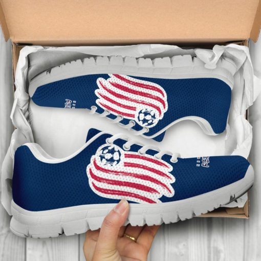 MLS New England Revolution Breathable Running Shoes