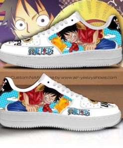 Monkey D Luffy Sneakers Custom One Piece Air Force Shoes