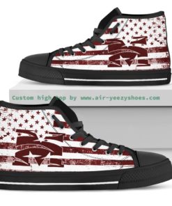 Morehouse Maroon Tigers High Top Shoes