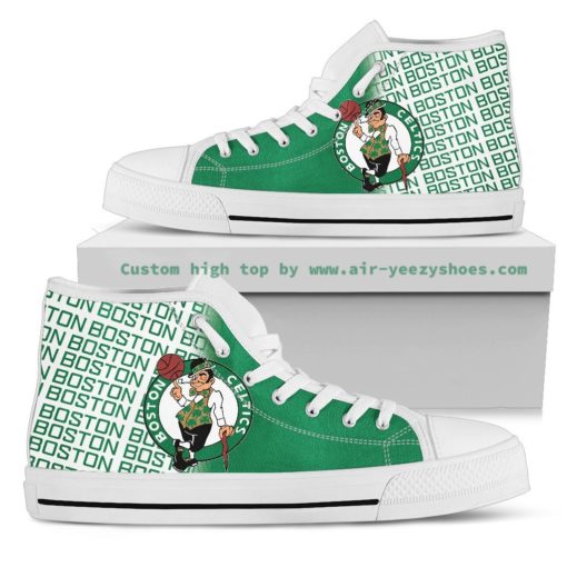 NBA Boston Celtics High Top Shoes