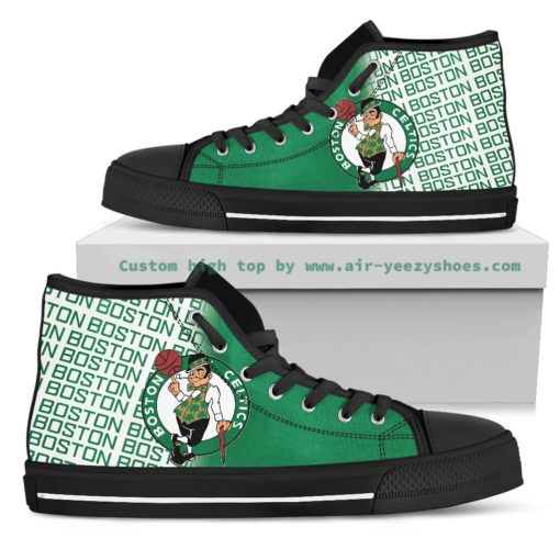 NBA Boston Celtics High Top Shoes