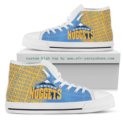 NBA Denver Nuggets High Top Shoes