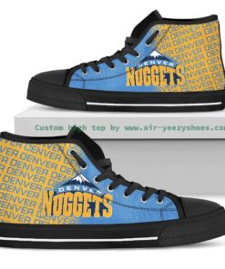 NBA Denver Nuggets High Top Shoes