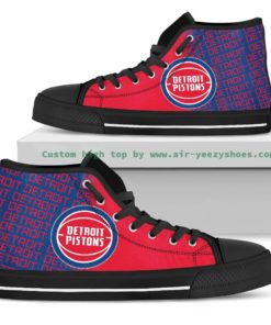 NBA Detroit Pistons High Top Shoes