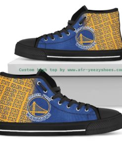 NBA Golden State Warriors High Top Shoes
