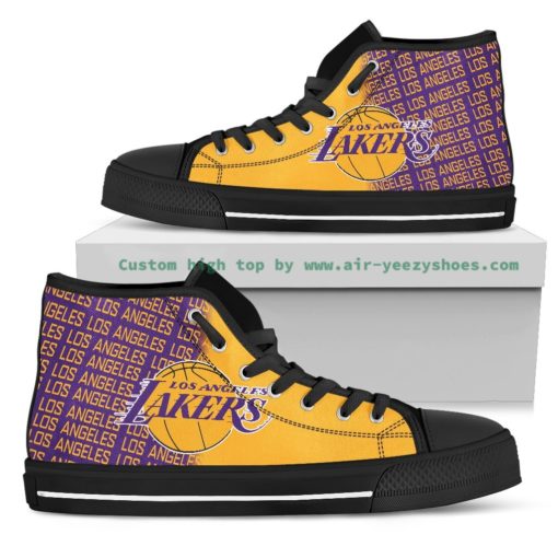 NBA Los Angeles Lakers High Top Shoes
