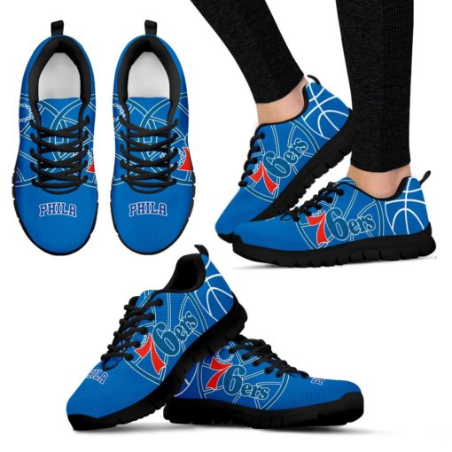 NBA Philadelphia 76ers Breathable Running Shoes - Sneakers