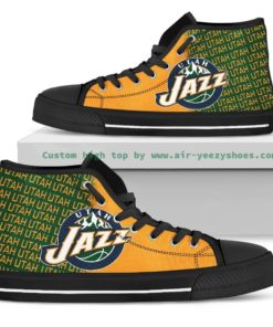 NBA Utah Jazz High Top Shoes