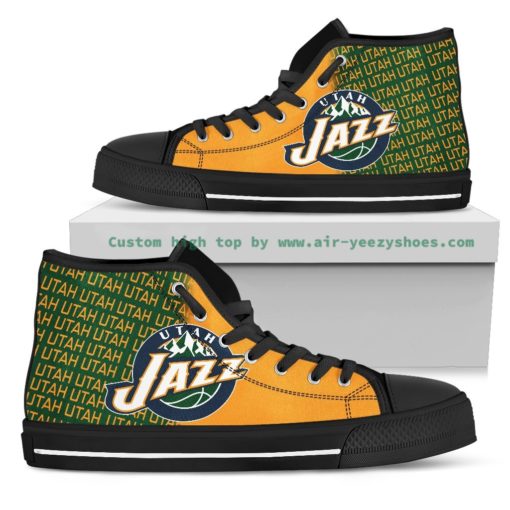 NBA Utah Jazz High Top Shoes