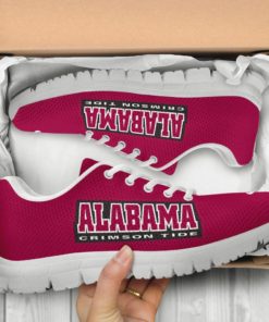 NCAA Alabama Crimson Tide Breathable Running Shoes - Sneakers