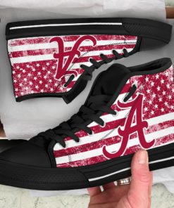 NCAA Alabama Crimson Tide High Top Shoes