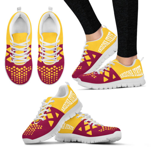 NCAA Arizona State Sun Devils Breathable Running Shoes AYZSNK214