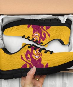 NCAA Arizona State Sun Devils Breathable Running Shoes - Sneakers