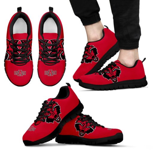 NCAA Arkansas State Red Wolves Breathable Running Shoes