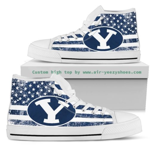 NCAA Brigham Young Cougars High Top Shoes