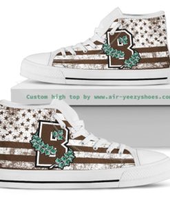 NCAA Brown Bears Canvas High Top Shoes