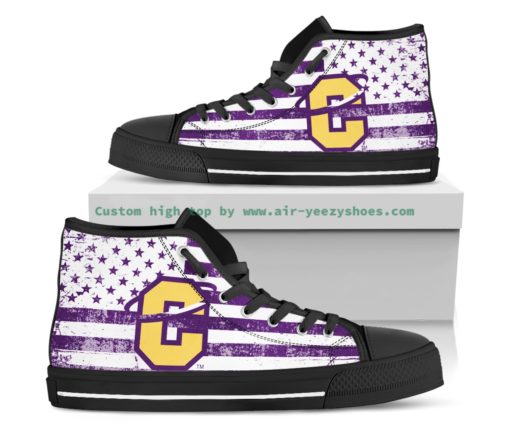 NCAA Carroll College Fighting Saints Canvas High Top Shoes