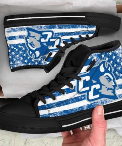 NCAA Central Connecticut State Blue Devils High Top Shoes